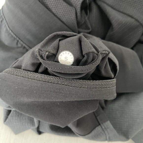 LULULEMON Namaste at the Beach Hybrid Board Swim Lined Shorts Black Gray Small - Picture 8 of 8